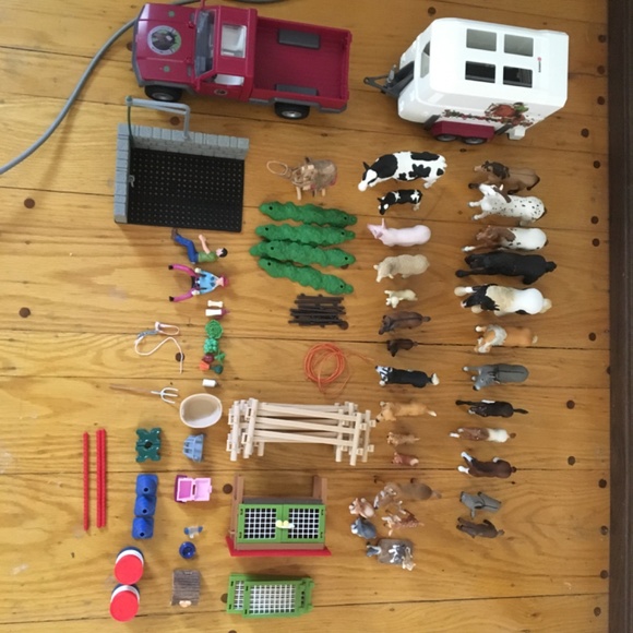 Schleich horse set/farm animals with accessories - Picture 3 of 3